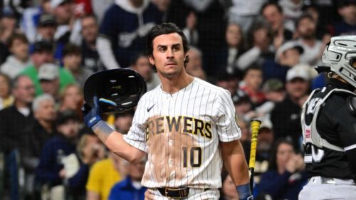 Sal Frelick gives Brewers fans injury scare they can't afford right now