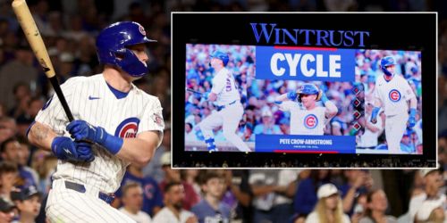 PCA hits MLB's 1st cycle of '26 ... then has his biggest AB of the night