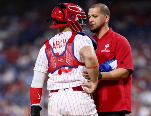 What happened to Rafael Marchan in the ninth inning?