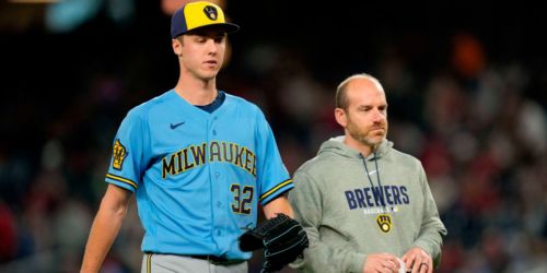 Miz blazes through no-hit bid with historic velo until cramp cuts night short