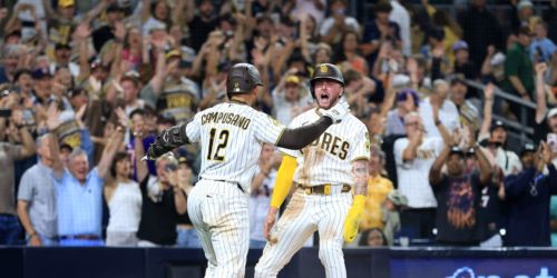 Padres thrice come from behind, grab walk-off win over Rockies