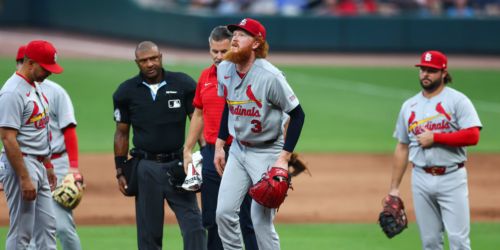 X-rays negative, but May feels the pain after liner off ankle prompts 1st-inning exit