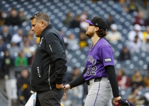 Rockies pitcher Chase Dollander appears to have avoided the worst