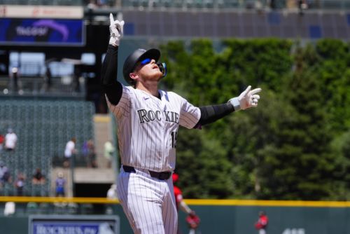 Hunter Goodman’s explosive day at the plate made Rockies’ 9-6 loss to Reds close