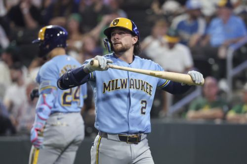 Brewers can’t keep up with Athletics, lose 7-5