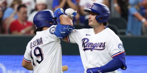 Foscue's 1st pinch-hit HR helps Rangers humble Halos