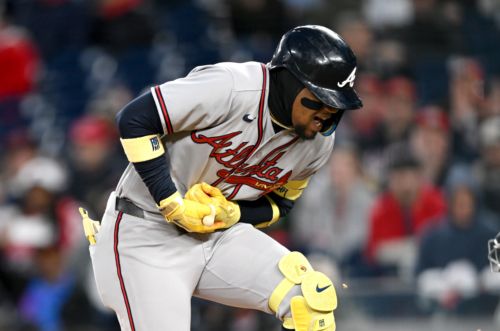 Ronald Acuña Jr. has scare as Atlanta Braves dominate the Nationals