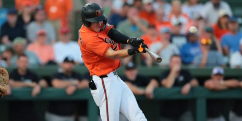 This prospect isn't in MLB camp, yet leads O's with 3 HRs ... in only 3 ABs!