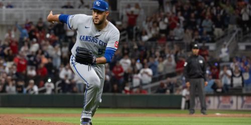 Velo down and control wobbly, Estévez stumbles but still has Royals' faith