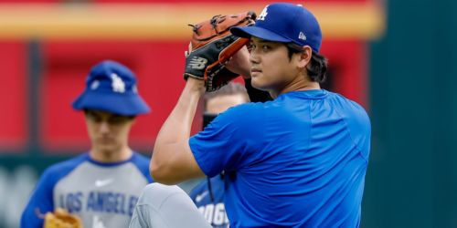 Ohtani pitches light bullpen session; next start still uncertain