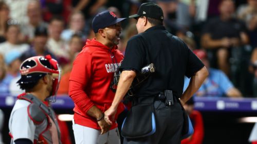 Cardinals' Oliver Marmol ejected by 'power-hungry' umpire Doug Eddings, who told rookie to straighten hat