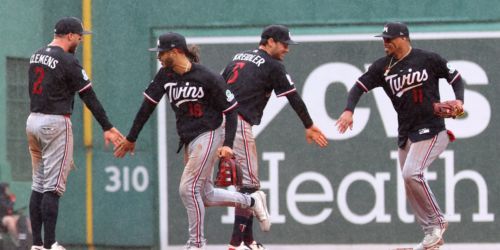 Stellar defense helps Twins withstand elements for first Fenway sweep since '94