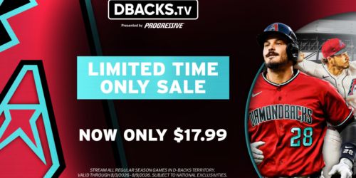 Get DBACKS.TV for $17.99 during Limited Time Only Sale