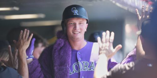 Rockies' ROY candidate Rumfield hits longest HR yet for career-high 4th hit