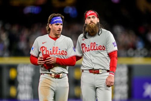 Brandon Marsh and Bryson Stott progressing against left-handed pitching as righties struggle to carry the load