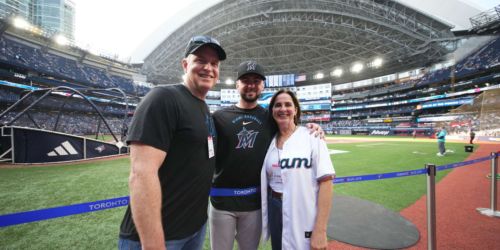 After many family trips to Rogers Centre, Hicks crew drinks in dream series for Liam