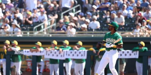 De Vries among top prospects to show promise in A's camp