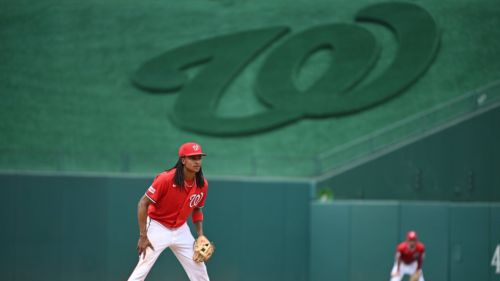 What do sportsbooks project the Nationals to accomplish in the second half?