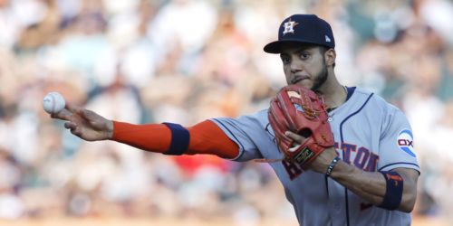 Astros place Peña on IL with calf strain, hopeful for minimum stint