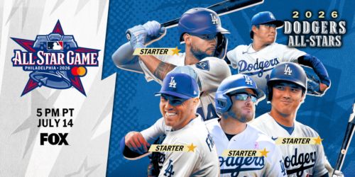 Dodgers boast 4 ASG starters, tie MLB lead with 5 total reps