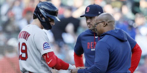 X-rays negative after Anthony's awkward check swing, more tests scheduled in Boston
