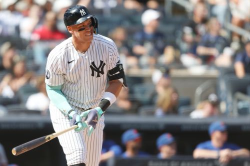 Aaron Judge plays second straight game for Yankees but has potential offday looming