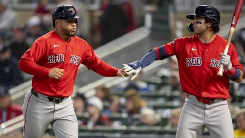 Willson Contreras, Marcelo Mayer confirm all is well after awkward Red Sox clubhouse vibes