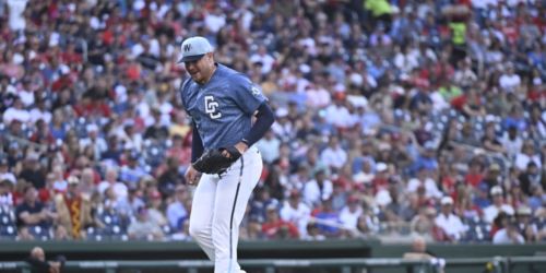 Cavalli's hitless outing cut short by comebacker before Nats walk off