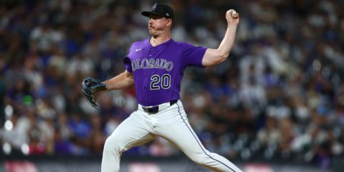 Only thing missing from Johnston's pitching debut for Rox? A 500-foot Ohtani HR