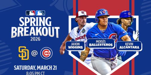 Here's the Cubs' player pool for their Spring Breakout game