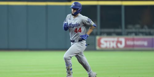 What can't he do? Pages homers 3 times AND shows off glove in Dodgers' rout