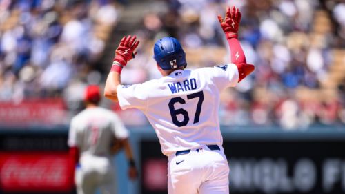 Ryan Ward's first career homer puts a finer point on Dodgers' need to trade him
