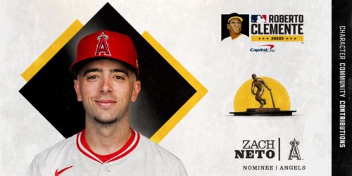 Neto honored to be Angels' 2026 Clemente Award nominee