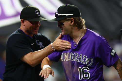 Cole Carrigg triples in big league debut with Colorado – “He plays with his hair on fire”