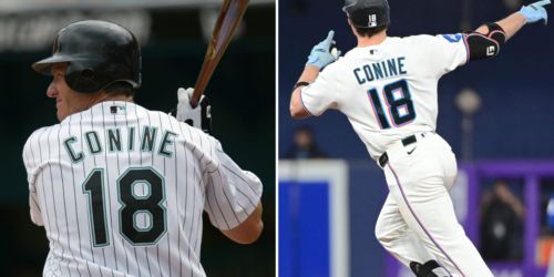 Like father, like son: Conines join exclusive company with HR feat