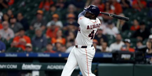 'The ball is screaming': Yordan atop MLB homer list after hitting No. 9 vs. Cards