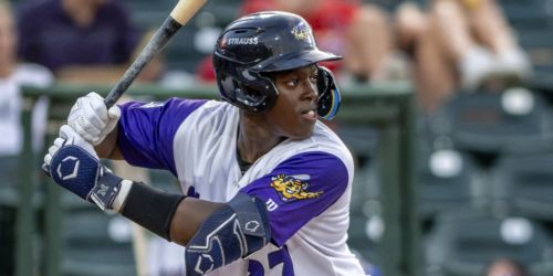 2026's No. 3 pick swats first pro homer ... and knows exactly who he's giving the ball to!