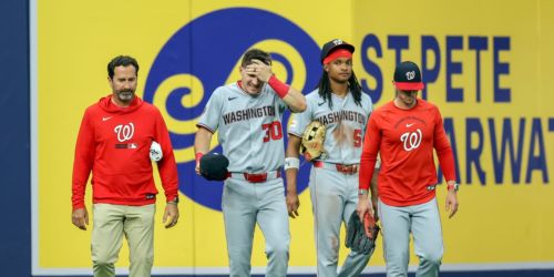 Young's courageous catch at wall highlights Nats' impressive glovework