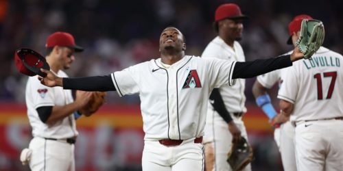 Right-hander Cabrera strong in debut for battered, shorthanded D-backs