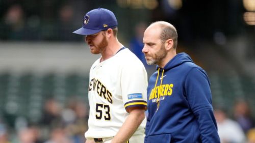 Brewers' Woodruff exits amid big drop in velocity