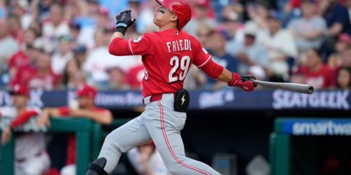 Reds send struggling Friedl to Triple-A, recall Marte