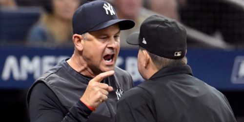 Boone, Ausmus ejected after challenge on DP ruled too late by umps