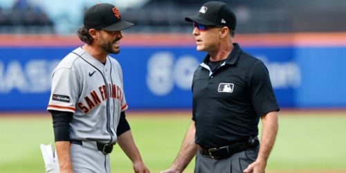 Vitello ejected after arguing challenged foul ball call