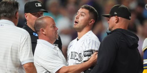 'Super scary': Freeman OK after taking 98.2 mph off the helmet from Misiorowski