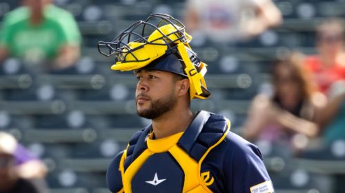 Rookie catcher demoted to make room for Brewers' recent trade acquisition