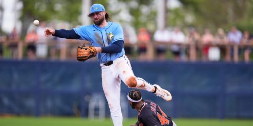 Rays outfielders take new-look Trop for a test drive; Vilade reacts to making team