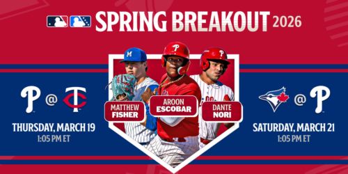 Here’s the Phillies' Spring Breakout roster (Thurs. and Sat. at 1 p.m. ET)