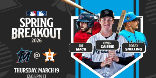 Here's the Marlins' player pool for their Spring Breakout game