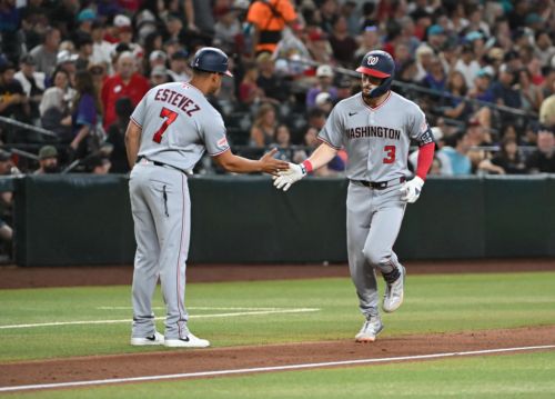 The Washington Nationals remain road warriors as Curtis Mead and Dylan Crews provide the power