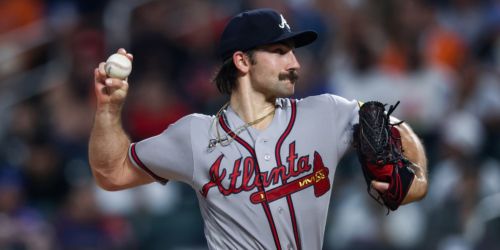 Strider awaits MRI results after exiting with right elbow, shoulder soreness